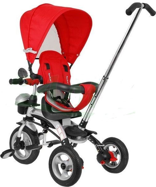 Tříkolka Sport Trike Explorer 3v1, pěnová kola - zelená - obrázek 7