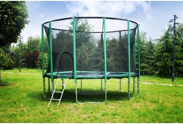 Trampolína 488 cm GOFIT s bezpečnostní sítí - obrázek 4