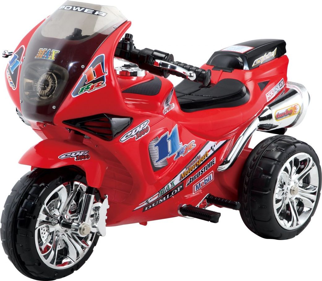 Sportovní elektrická motorka Baby Mix - červená - obrázek 1