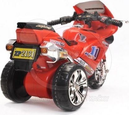Sportovní elektrická motorka Baby Mix - červená - obrázek 10