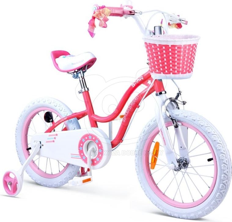 RoyalBaby Dětské kolo 16"Star Girl - modré - obrázek 3