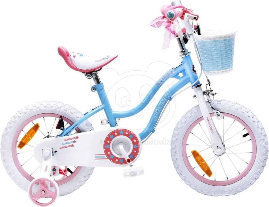 RoyalBaby Dětské kolo 14 "Star Girl - modré - obrázek 6