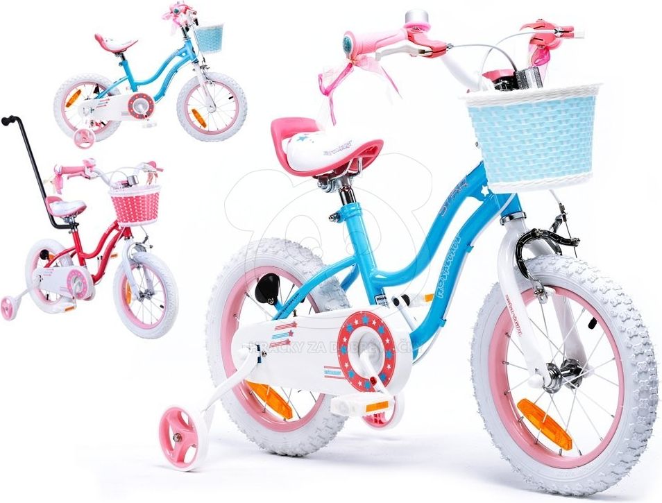 RoyalBaby Dětské kolo 12 "Star Girl - modré - obrázek 4