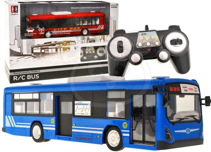 RC Autobus s otevíráním dveří - červený - obrázek 2