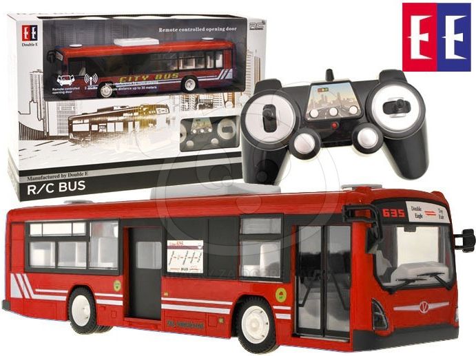 RC Autobus s otevíráním dveří - červený - obrázek 13