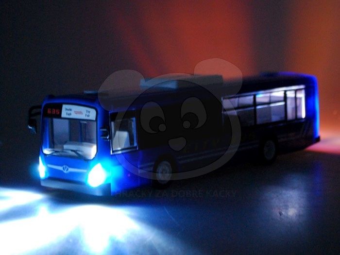 RC Autobus s otevíráním dveří - červený - obrázek 3