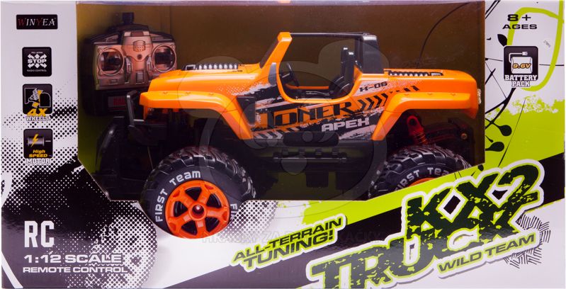 RC Auto JEEP 1:12 - oranžové - obrázek 8
