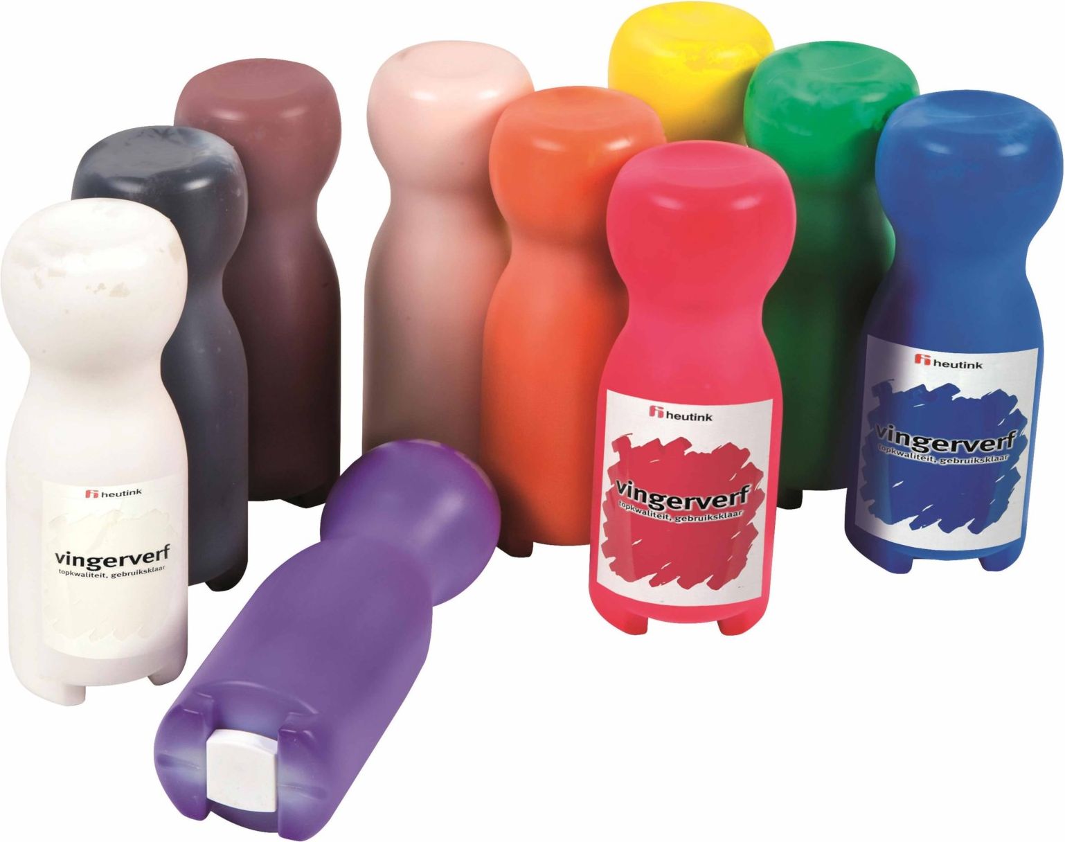 Prstová barva, 1 litr, žlutá - obrázek 2