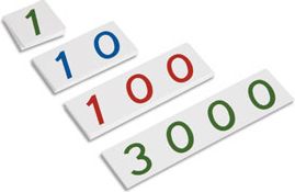 Malé plastové karty s čísly od 1 do 3000 - obrázek 1
