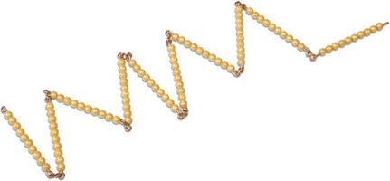 Stovkový řetěz – umělé perličky samostatné - obrázek 1