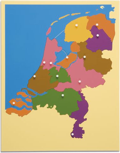 Puzzle – mapa Nizozemí - obrázek 1