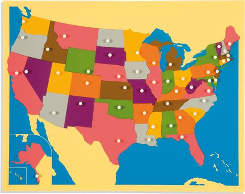 Puzzle – mapa USA - obrázek 1