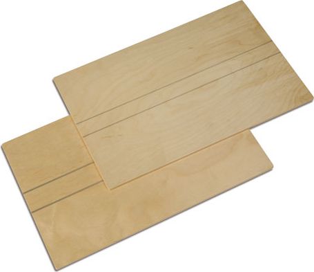 Dřevěné tabule pro Velkou a Střední pohyblivou abecedu, 2 ks - obrázek 1