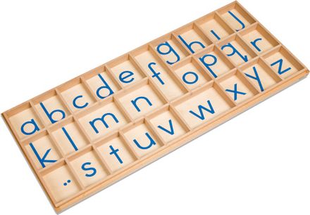 Střední pohyblivá abeceda, tiskací modrá písmena - obrázek 2