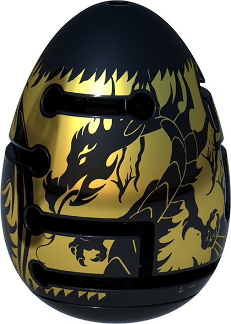 SMART EGG hlavolam Black Dragon 2 vrstvy - obrázek 1