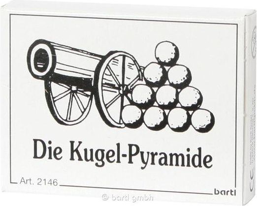 Hlavolam Mini Pyramida 4 dílná nepravidelná - obrázek 1