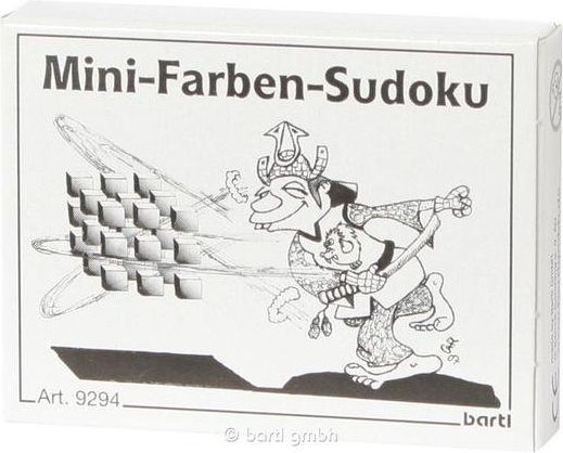 Hlavolam Mini barevné Sudoku - obrázek 1