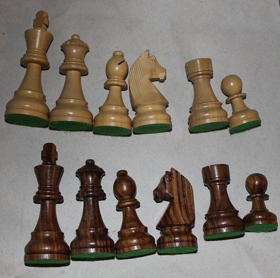 Šachy  figury černá Weible Spiele - obrázek 1