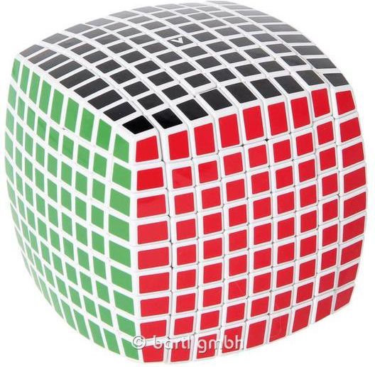 Kostka V-Cube 9x9x9 bílé tělo - obrázek 1