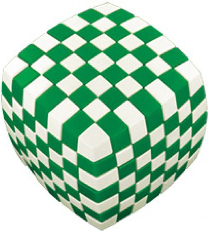 Kostka  7x7x7 V-Cube zelená - obrázek 1