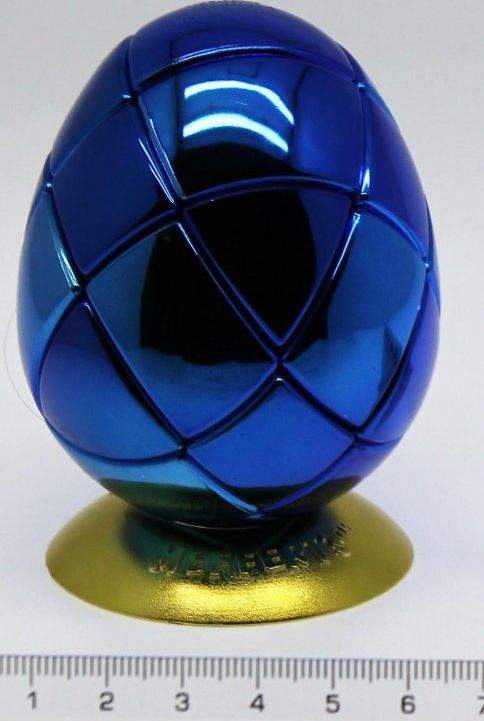 Metalised egg 3x3 No.1 (Blue) - obrázek 1