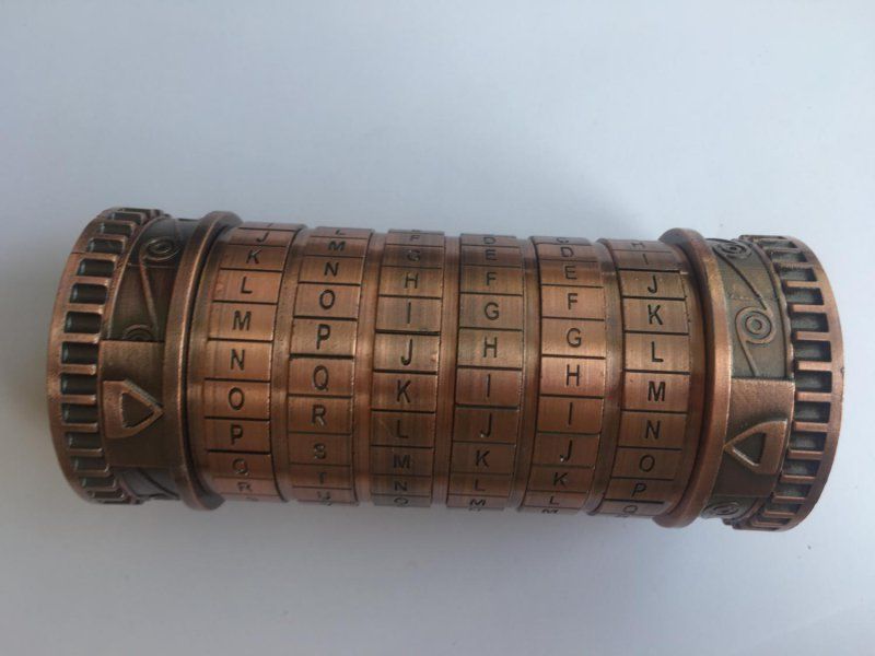Cryptex Leonardo da Vinci Světové strany červený - obrázek 1