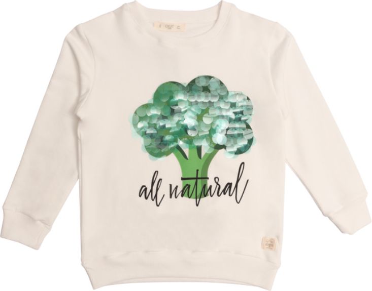 Dívčí mikina All Natural 134 - obrázek 1