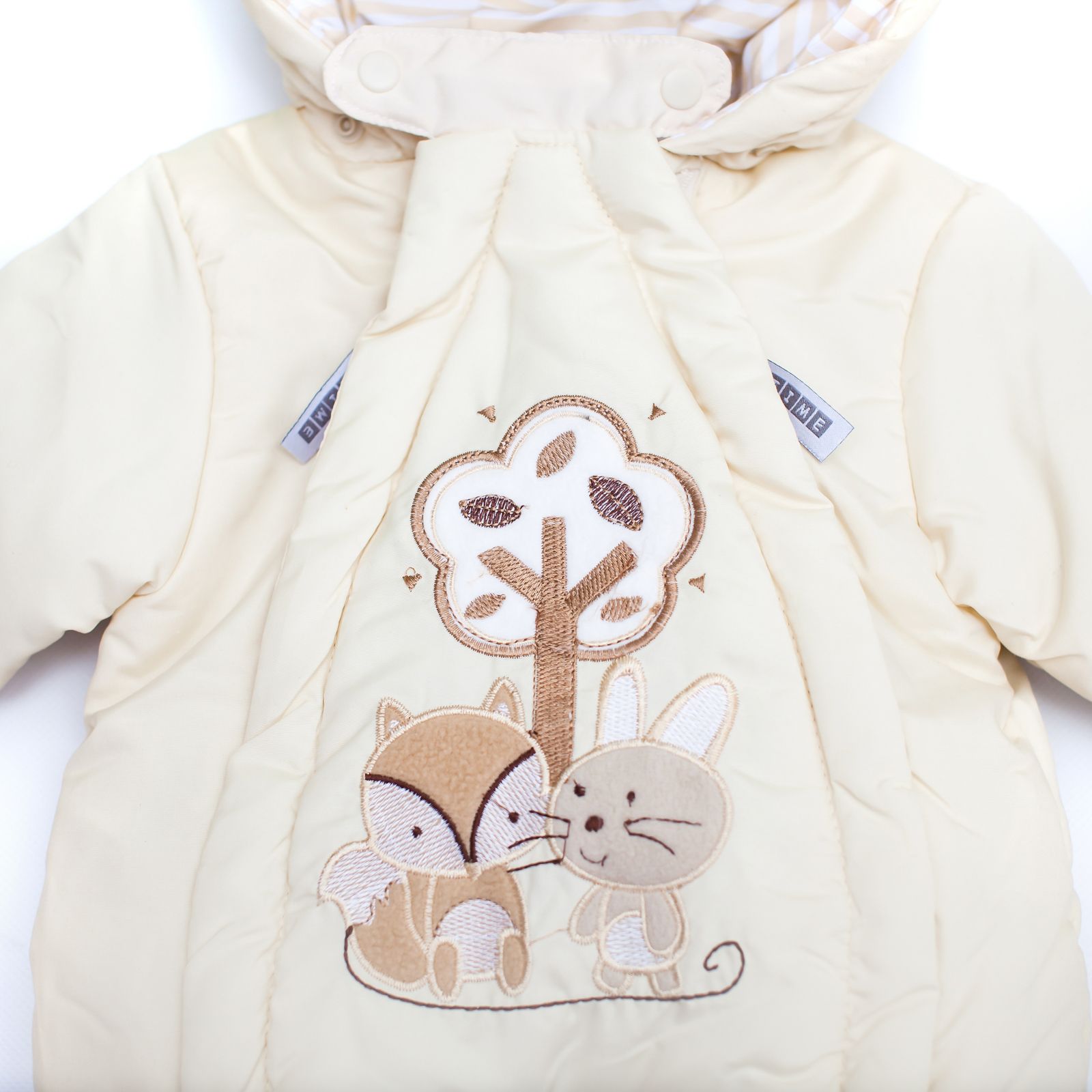 Nursery Time Kojenecká kombinéza zimní, zlatá 0-6 m Velikost: 68 - obrázek 2