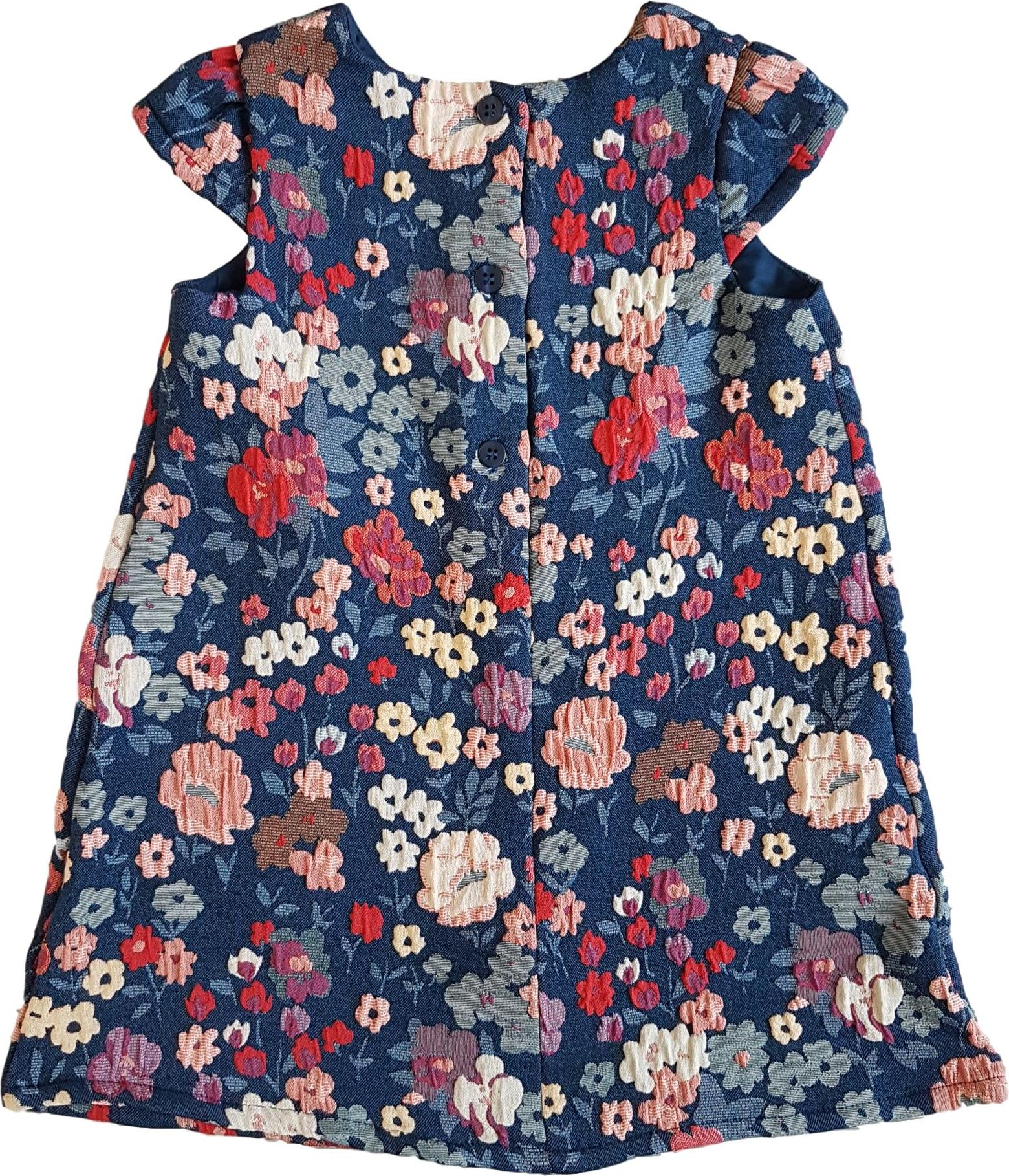 Mothercare Luxusní dětské kojenecké dívčí šaty s květy 0-4 roky Velikost: 104 - obrázek 2