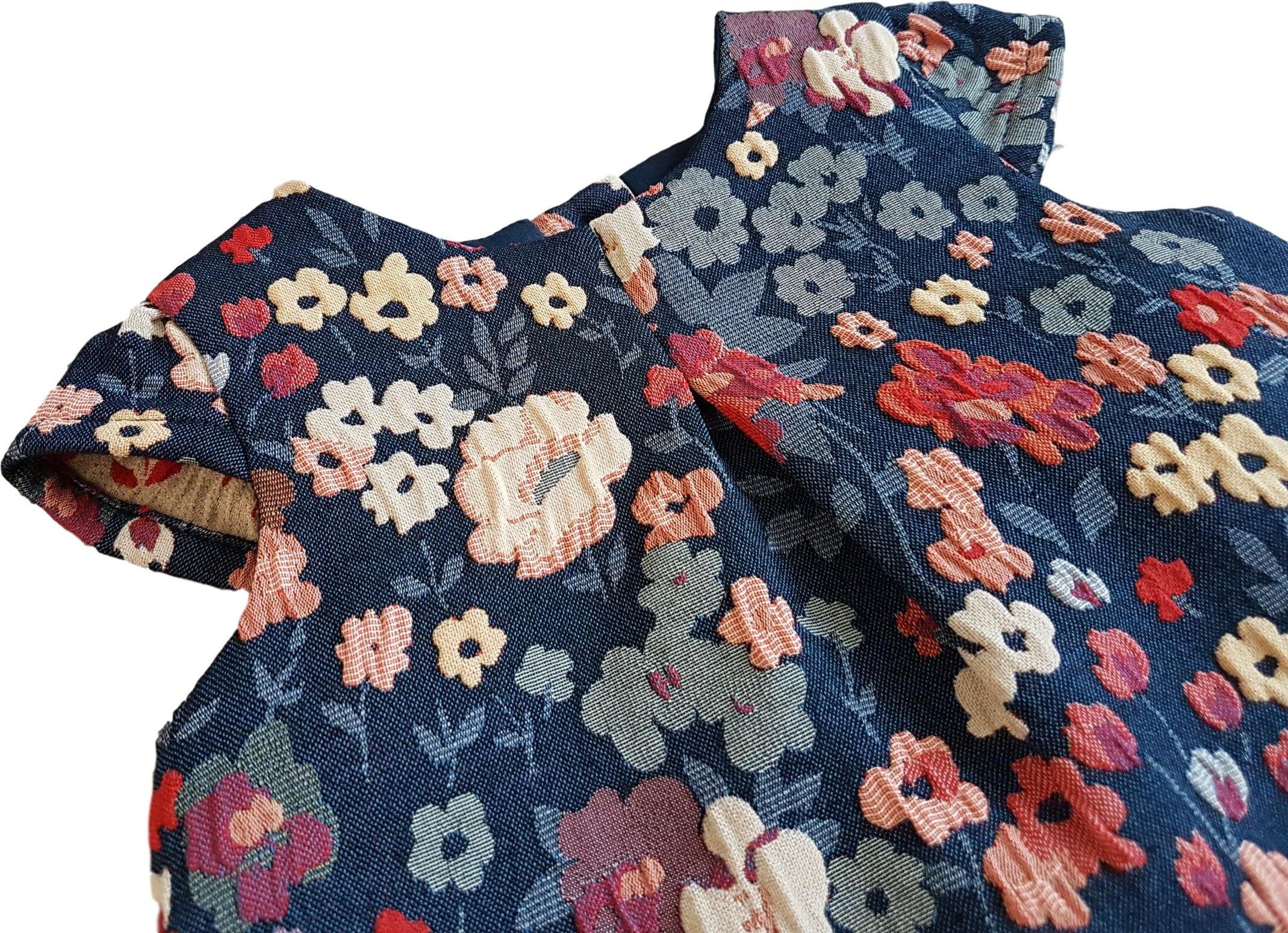 Mothercare Luxusní dětské kojenecké dívčí šaty s květy 0-4 roky Velikost: 104 - obrázek 3