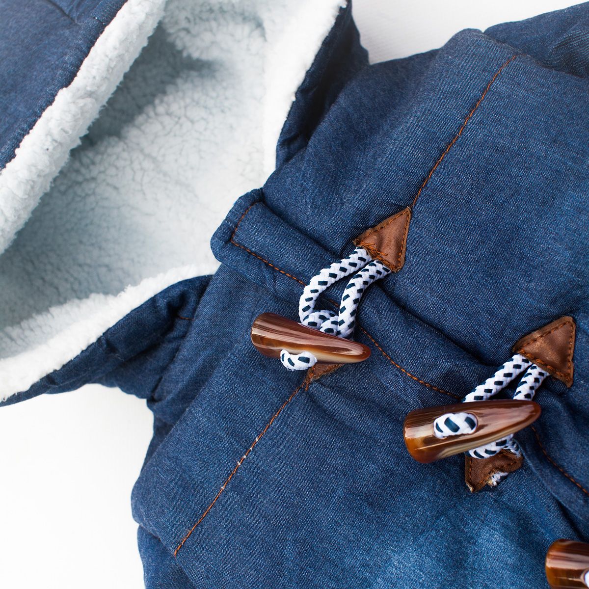 COPPA Luxusní zimní kojenecká kombinéza Jeans Velikost: 68 - obrázek 3