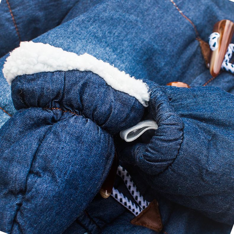 COPPA Luxusní zimní kojenecká kombinéza Jeans Velikost: 68 - obrázek 4