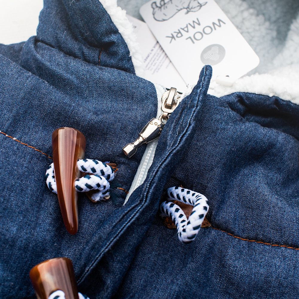 COPPA Luxusní zimní kojenecká kombinéza Jeans Velikost: 68 - obrázek 5