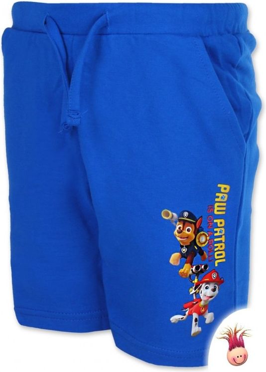 Setino - Chlapecké kraťasy Tlapková patrola (Paw Patrol) - modré - vel. 98 - obrázek 1
