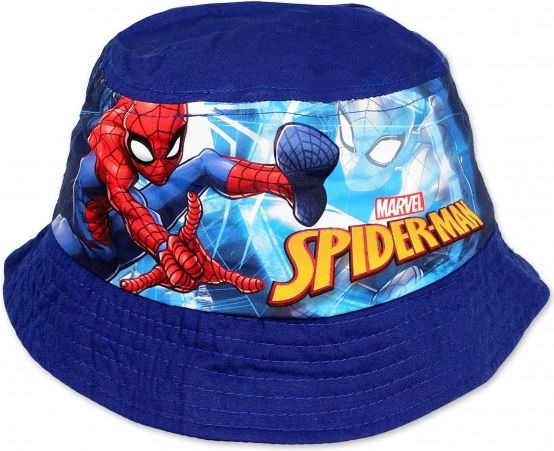 Setino - Chlapecký klobouček Spiderman - tm. modrý - vel. 54 - obrázek 1