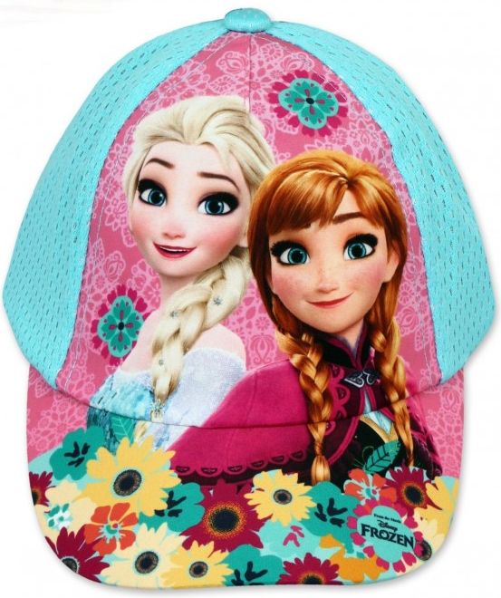 Setino - Dívčí kšiltovka Ledové království (Frozen) - tyrkysová - vel. 52 - obrázek 1
