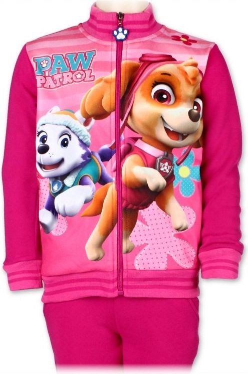 Setino - Dívčí tepláková souprava Tlapková patrola (Paw Patrol) - růžová - vel. 98 - obrázek 2