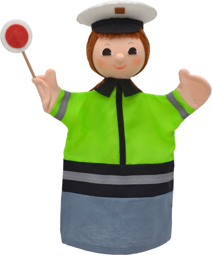Maňásek na ruku - Policistka - obrázek 1