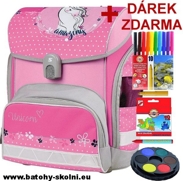 Školní aktovka Stil Jednorožec Unicorn - Doprava Zdarma - obrázek 1