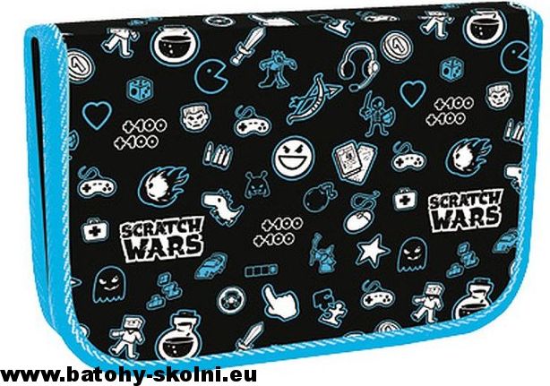Školní jednopatrový penál Stil pouzdro Scratch Wars - obrázek 2