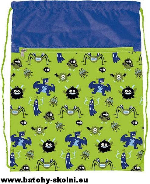 Pytlík na přezůvky a cvičky Stil Monsters - obrázek 2
