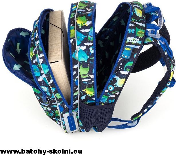Školní batoh Topgal Příšerky 3 dílný ELLY 18002 Medium - obrázek 8