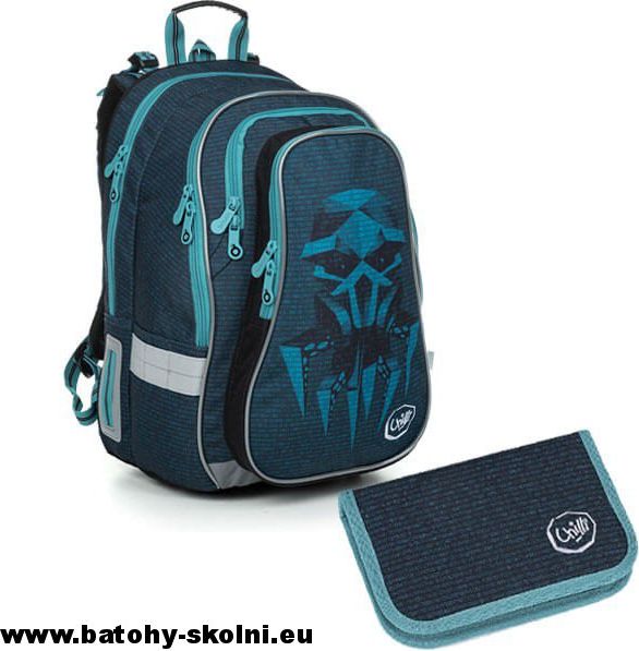 Školní batoh Hacker Topgal 2 dílný set LYNN 19018 Small - obrázek 1