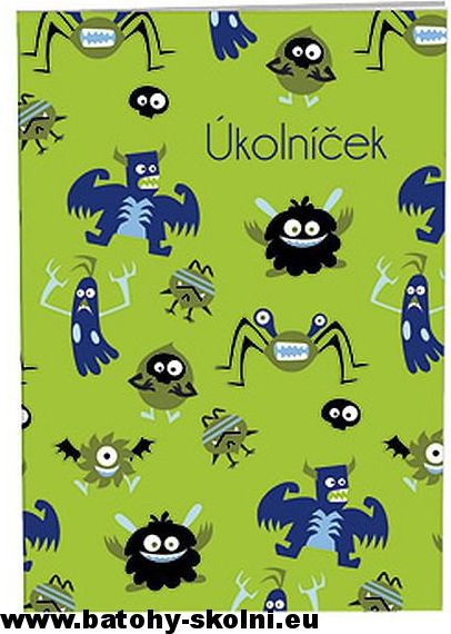 Školní úkolníček Stil A6 Monsters - obrázek 4