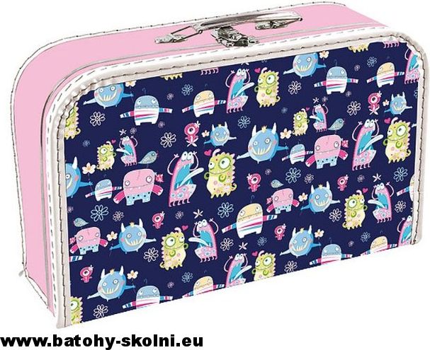 Dětský školní kufřík Stil 35cm  Happy Monsters - obrázek 2