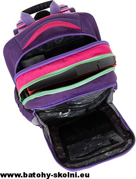 Školní batoh Květy 3 dílný set Bagmaster MERCURY 9 A - Doprava Zdarma - obrázek 8
