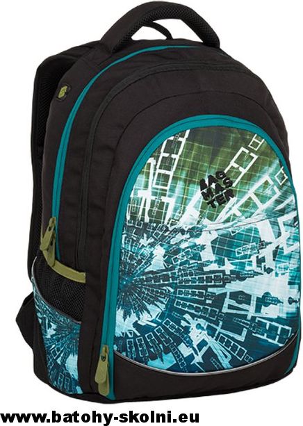 Studentský batoh Digital 9 B Bagmaster - Doprava Zdarma - obrázek 2