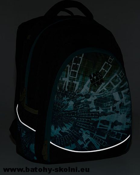 Studentský batoh Digital 9 B Bagmaster - Doprava Zdarma - obrázek 10