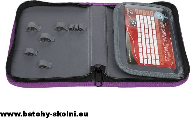 Školní jednopatrový penál kočička Galaxy 9 A Bagmaster - obrázek 4