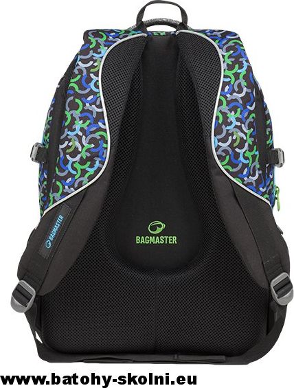 Školní batoh Theory 9 E GREEN-BLUE-BLACK Bagmaster - Doprava Zdarma - obrázek 11